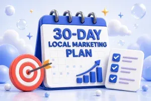 30-day local marketing plan calendar and checklist